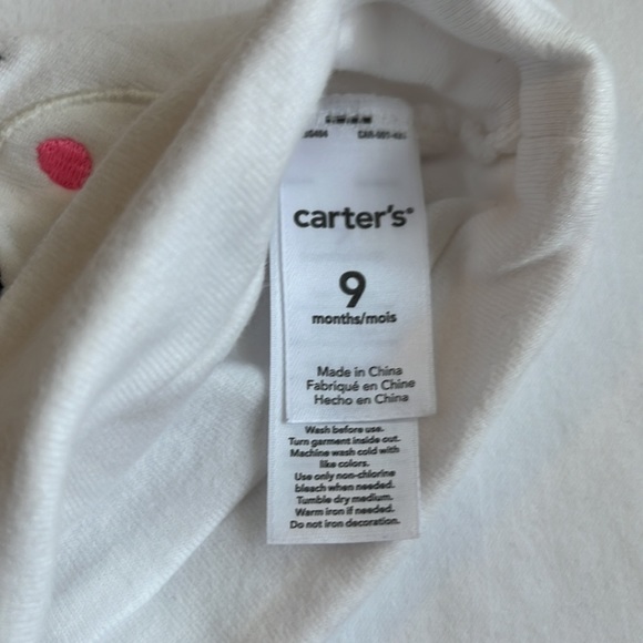 4-piece Carter's Baby Girl Sleep and Play Holiday Set Size 9 Months - Picture 14 of 15